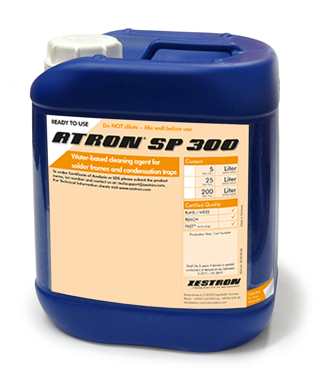 ATRON SP 300治具清洗剂